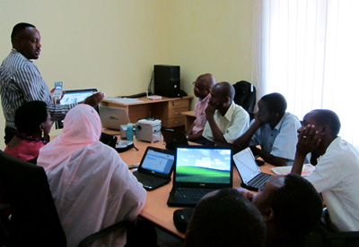 Training on the GE Vscan portable ultrasound